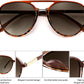商品图片 26 | B0H1BPNZ36 | FEISEDY 70s Retro Aviator Sunglasses Polarized UV400 for Men Women B0453