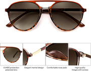 ÉÌƷͼƬ 26 | B0H1BPNZ36 | FEISEDY 70s Retro Aviator Sunglasses Polarized UV400 for Men Women B0453