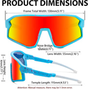 ÉÌƷͼƬ 13 | B0D73JNPNN | FEISEDY Kids Sunglasses Polarized Youth Baseball Sunglasses Sports Cycling Glasses for Boys Girls Age 4-8 B0183