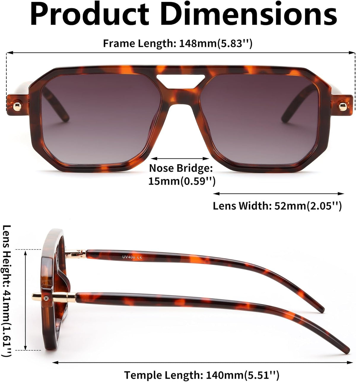ÉÌƷͼƬ 132 | B09YTJ4FQZ | FEISEDY Vintage Square 70s Flat Aviator Sunglasses Women Men Classic Retro Stylish Frame UV400 Sunglasses B2622