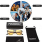 商品图片 52 | B09J8999GR | FEISEDY Retro Square Aviator Sunglasses Women Men 70s Vintage Trendy Plastic Frame Sun Glasses B2835