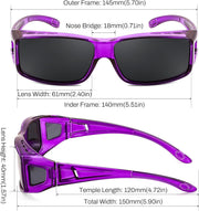 ÉÌƷͼƬ 74 | B089YRDYMP | FEISEDY Polarized Fit Over Glasses Sunglasses Men Women Wrap Around B2593