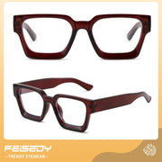 ÉÌƷͼƬ 10 | B0DXDYMMPM | FEISEDY Retro Blue Light Blocking Glasses for Women Men 90s Classic Rectangle Frame Thick Chic Computer Eyeglasses B2383R