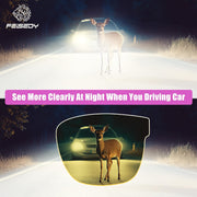 ÉÌƷͼƬ 4 | B0DJS7NVNT | FEISEDY Night Vision Driving Glasses Anti Glare Fit Over Glasses for Men Women Polarized Nighttime B0250