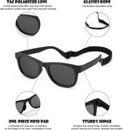 ÉÌƷͼƬ 4 | B0BQC69987 | FEISEDY Kids Polarized Sunglasses Toddler Sunglasses Flexible Frame with Strap for Baby Girls Boys Age 2-8 B2352