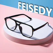 ÉÌƷͼƬ 43 | B0C6ZZXZ3F | FEISEDY Blue Light Glasses for Women Men Oversized Pilot Lightweight B2866