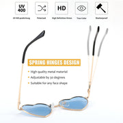 ÉÌƷͼƬ 11 | B0CGZFPWJZ | FEISEDY Polarized Heart Sunglasses for Women Men, UV400 Protection B2851
