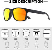 ÉÌƷͼƬ 17 | B0F8HGGZ7R | FEISEDY Polarized Sunglasses for Men Women Sports Driving Fishing Hiking Glasses UV400 Protection B0080