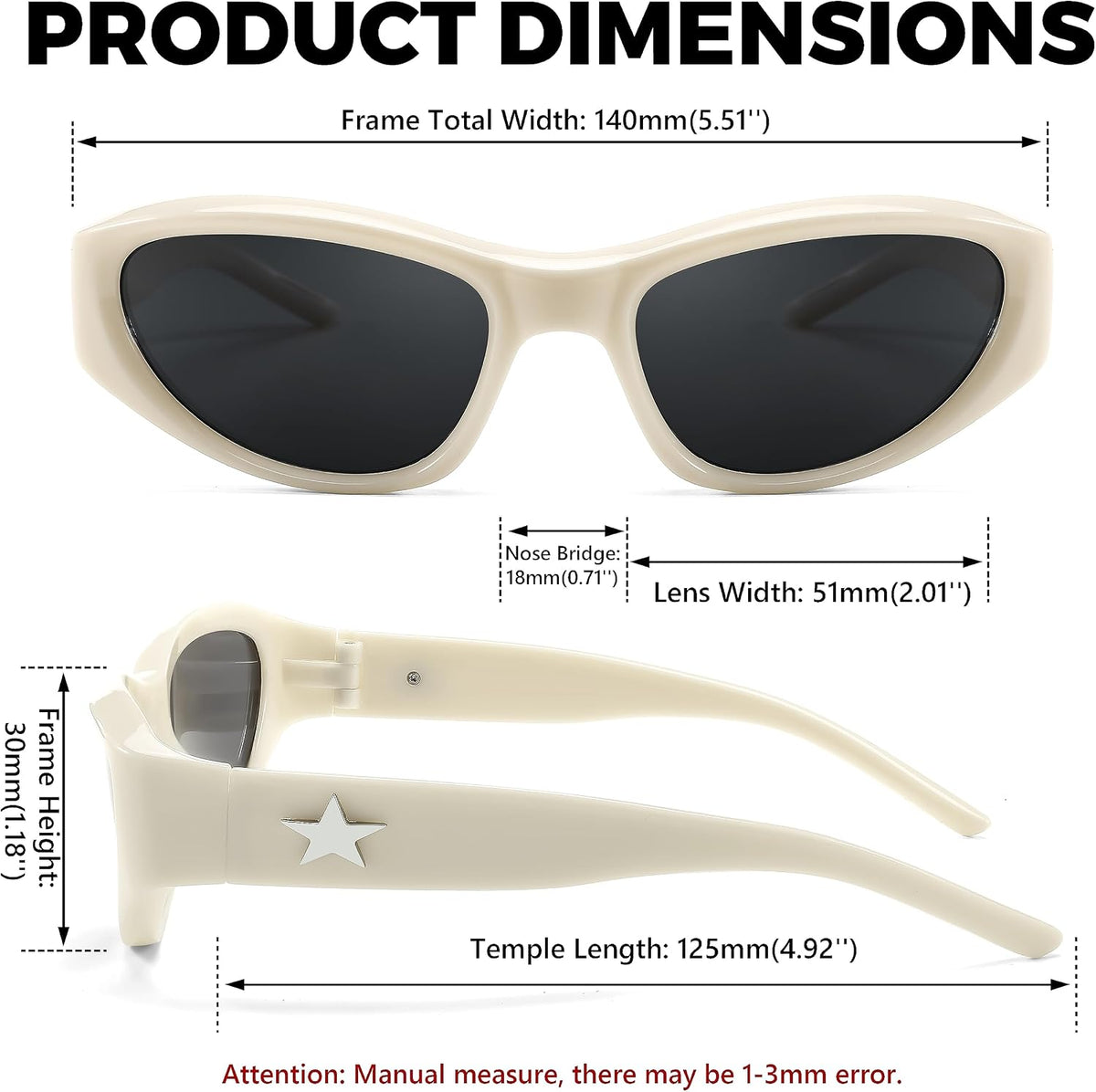 ÉÌƷͼƬ 13 | B0CBTG9FHB | FEISEDY Y2K Wrap Around Fashion Sunglasses for Women Men Trendy Futuristic 2000s Accessories Oval Sunglasses B1088
