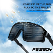 ÉÌƷͼƬ 4 | B0D73JNPNN | FEISEDY Kids Sunglasses Polarized Youth Baseball Sunglasses Sports Cycling Glasses for Boys Girls Age 4-8 B0183