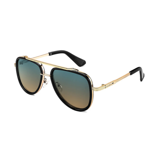 FEISEDY Aviator Sunglasses Men Women, Square Retro 70s Vintage Classic Frame, UV400 Driving Fishing Golf Hiking B0036
