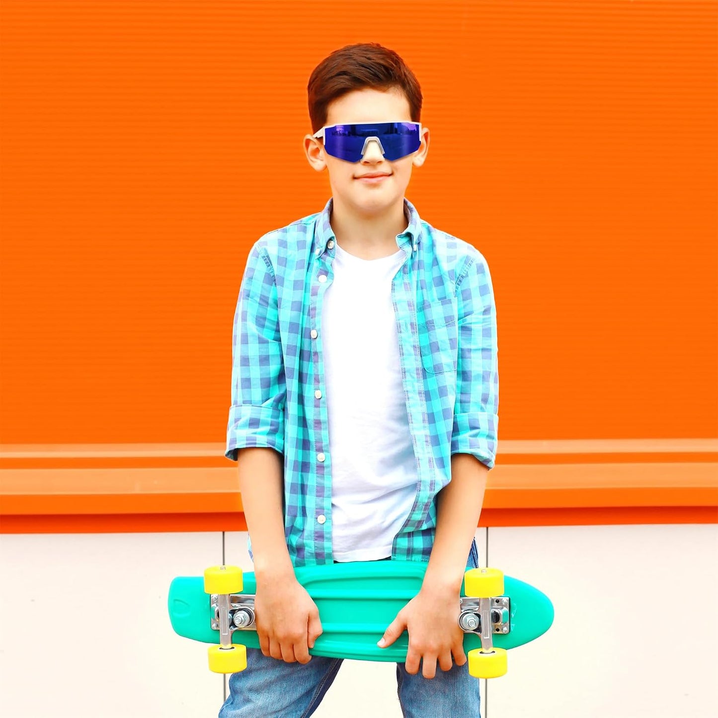 商品图片 16 | B0D95W5582 | FEISEDY Kids Sunglasses Youth Baseball Polarized Sunglasses Sports Lightweight TR90 Frame Boys Girls Cycling B0213
