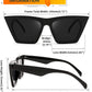商品图片 4 | B0C5378735 | FEISEDY Vintage Square Cat Eye Sunglasses Women Trendy Cateye Sunglasses B2473