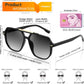 商品图片 4 | B0H71K72HH | FEISEDY Retro Aviator Sunglasses for Women Men 70s Square Sun Glasses B0281