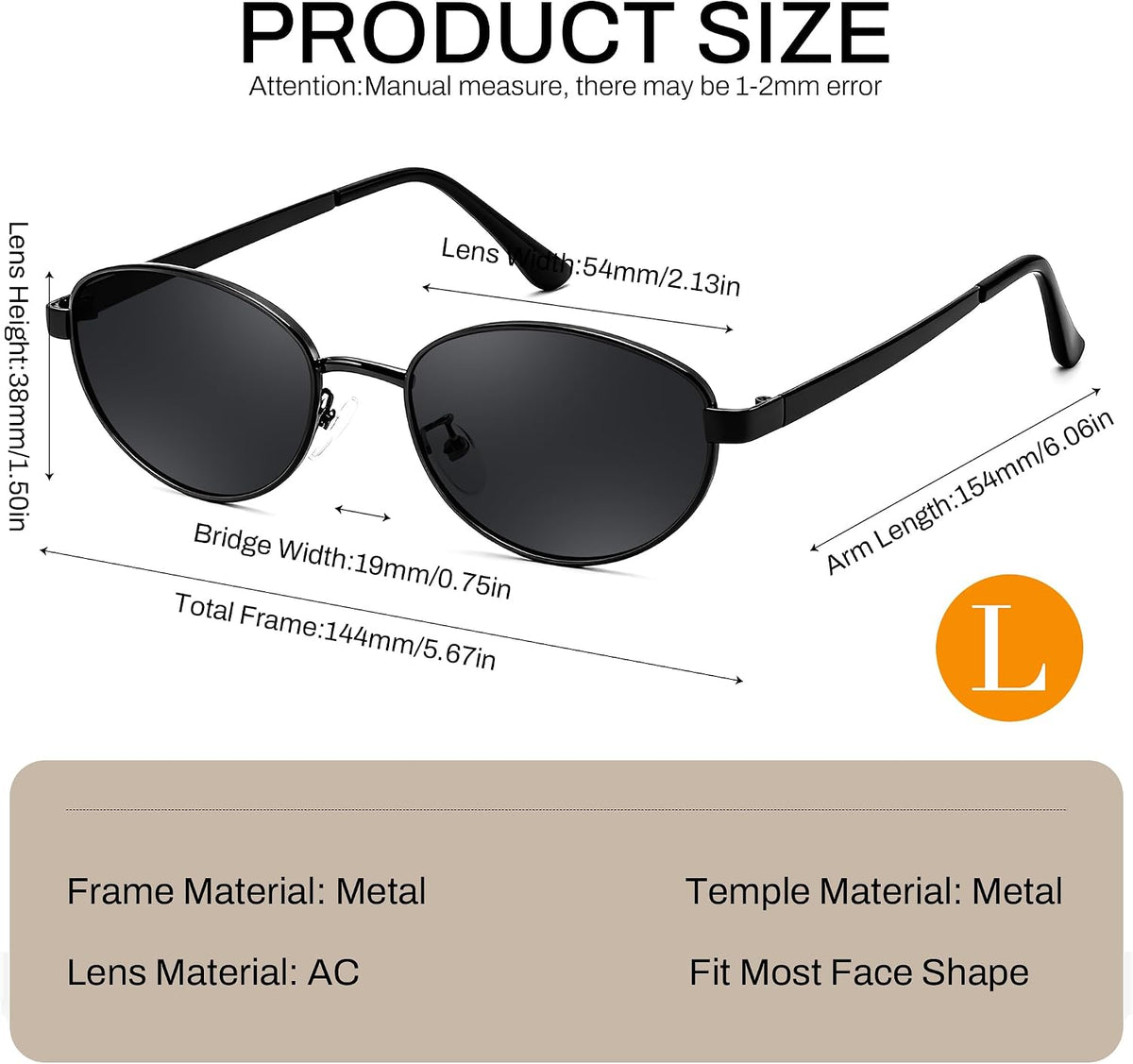 ÉÌƷͼƬ 12 | B0GVDQNHD2 | FEISEDY Oval Metal Sunglasses for Women and Men, Classic UV400 Protection Shades Retro Trendy Driving Fishing Eyewear B0430
