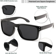 ÉÌƷͼƬ 23 | B0CS6MV9B1 | FEISEDY Men Sunglasses Polarized,Square Vintage Cycling Running Fishing Golf Hiking Sports Sun Glasses B0080