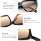 商品图片 10 | B08PD9KPH8 | FEISEDY Women Retro Square Sunglasses Trendy Shield Flat Top Shades B2717