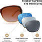 商品图片 40 | B0FZKDK786 | FEISEDY Polarized Sunglasses for Women Classic Vintage UV400 Shade | Trendy Square Wraparound Ladies Sun Glasses B0309