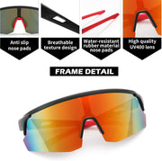 ÉÌƷͼƬ 4 | B0CSDCDBR7 | FEISEDY Cycling Sunglasses for Men Women, Sports Glasses for Youth Running Baseball Shades UV400 Protection B0108