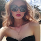 商品图片 36 | B0CNCTSQ2Z | FEISEDY Trendy Polarized Sunglasses, Oversized Irregular TR Frame for Women Men, Retro Shades UV400 B0016