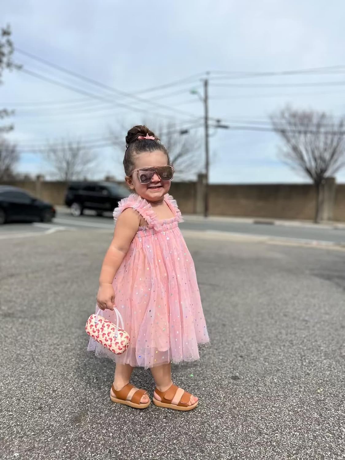 商品图片 4 | B09MW1KQ6Y | FEISEDY Kids Sunglasses for Girls Fashion Cute Boys Teenagers Glasses One Piece UV400 B2812