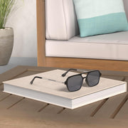 ÉÌƷͼƬ 68 | B0925V3NP4 | FEISEDY Vintage Square 70s Flat Aviator Sunglasses Women Men Metal Design Shades B2752