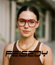 ÉÌƷͼƬ 27 | B0CND6YLGZ | FEISEDY Retro Aviator Reading Glasses Square Readers for Women Men B0068
