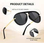 ÉÌƷͼƬ 12 | B0GYVVZBQM | FEISEDY Classic Aviator Sunglasses UV400 Protection for Women Men B0461