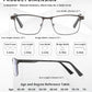商品图片 13 | B0G1BLY966 | FEISEDY Classic Blue Light Reading Glasses Men,Metal Frame Readers with Spring Hinge, Anti Glare Eyeglasses for Reading B0337