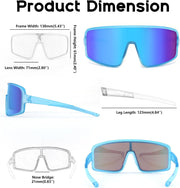 ÉÌƷͼƬ 6 | B0C785JPH3 | FEISEDY Sports Sunglasses, Polarized Oversized Shield for Women Men Youth, Baseball Cycling Running Outdoor Visor B2988