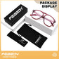商品图片 19 | B0HCMPWV5X | FEISEDY Oversized Aviator Fashion Glasses for Women Men, Tortoise Trendy Eyeglasses, Retro Eyewear Frame for Daily Wear B0426