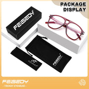 ÉÌƷͼƬ 19 | B0HCMPWV5X | FEISEDY Oversized Aviator Fashion Glasses for Women Men, Tortoise Trendy Eyeglasses, Retro Eyewear Frame for Daily Wear B0426