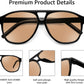 商品图片 38 | B0GXMV1N2N | FEISEDY Retro Aviator Sunglasses for Women Men Square Sunnies 70s Pilot Style Lightweight UV400 Shades B0421