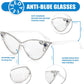 商品图片 12 | B0CQ55685Z | FEISEDY Diamond Blue Light Blocking Glasses Cat Eye Rhinestone Women Glasses Frame Anti Eyestrain Computer Eyewear B0070