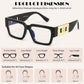 商品图片 6 | B0GQZ4LZK8 | FEISEDY Retro Trendy Rectangle Blue Light Glasses for Women Men B0365