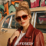 ÉÌƷͼƬ 78 | B0B3XKHTR1 | FEISEDY Retro Square Aviator Sunglasses Women Men 70s Vintage Trendy Plastic Frame Sun Glasses B2835
