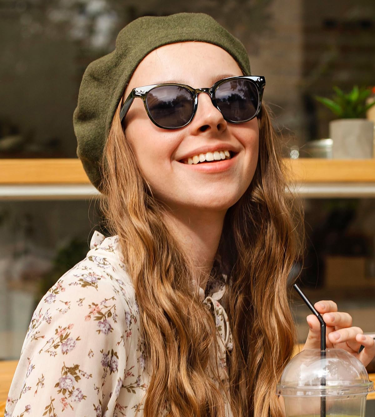 商品图片 26 | B0CSNK73XH | FEISEDY Round Reading Sunglasses for Men and Women Stylish Blue Light Blocking Readers B0113