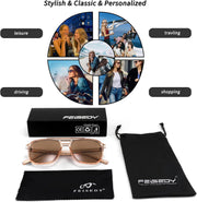 ÉÌƷͼƬ 69 | B0B3XKHTR1 | FEISEDY Retro Square Aviator Sunglasses Women Men 70s Vintage Trendy Plastic Frame Sun Glasses B2835