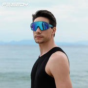 ÉÌƷͼƬ 18 | B0CTT71RHP | FEISEDY Polarized Sports Sunglasses for Men Women Youth Cycling Glasses Baseball Softball Sunglasses B2368