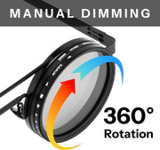 ÉÌƷͼƬ 19 | B0FK1DDVSV | FEISEDY Adjustable Sunglasses Polarized Men, Round Metal ND Filter B1400