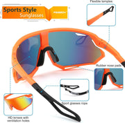 ÉÌƷͼƬ 11 | B0CNGK88DC | FEISEDY Sport Sunglasses for Men Women, Cycling Glasses with UV Protection, for Baseball, Ski, Runing, Golf B0082