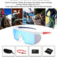 商品图片 7 | B096SD9GGG | FEISEDY Oversized Mirror Shield Sport 80s Sunglasses Ski Goggles Flat Top One Piece Futuristic Visor Women Men B2522