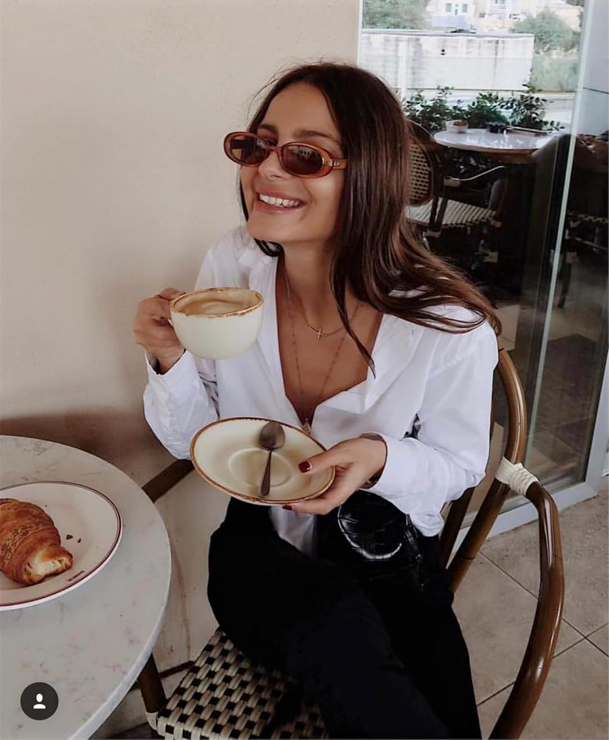 ÉÌƷͼƬ 9 | B09CPPH1XH | FEISEDY Retro 90s Oval Small Sunglasses Women Men Trendy Sunglasses Tinted Glasses B2801