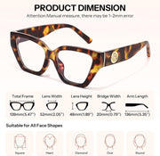 ÉÌƷͼƬ 27 | B0GQZ778YS | FEISEDY Women Cat Eye Blue Light Blocking Glasses for Women B0350