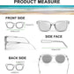 商品图片 12 | B08KXMJ9LV | FEISEDY Square Polarized Sunglasses Women Men Retro Trendy Shades UV400 Lenses B2624