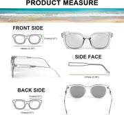 ÉÌƷͼƬ 12 | B08KXMJ9LV | FEISEDY Square Polarized Sunglasses Women Men Retro Trendy Shades UV400 Lenses B2624