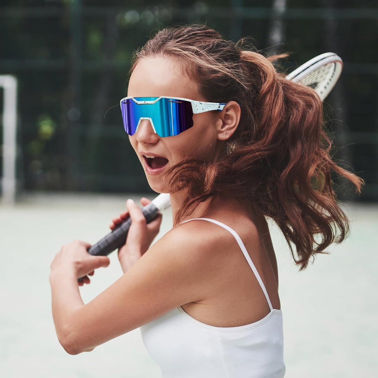 商品图片 37 | B0D78P6WRV | FEISEDY Kids Teens Baseball Polarized Sunglasses Sports Cycling Glasses for Youth Boys Girls Age 8-16 B0157