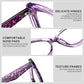 商品图片 18 | B0D56HXLGF | FEISEDY Blue Light Blocking Glasses Women Vintage Cat Eye Frame Anti Fatigue B0169