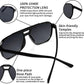 商品图片 128 | B09J8999GR | FEISEDY Retro Square Aviator Sunglasses Women Men 70s Vintage Trendy Plastic Frame Sun Glasses B2835