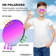 ÉÌƷͼƬ 102 | B07JZ18KMZ | FEISEDY Kids Polarized Sports Sunglasses, TR90 UV400 Baseball Cycling